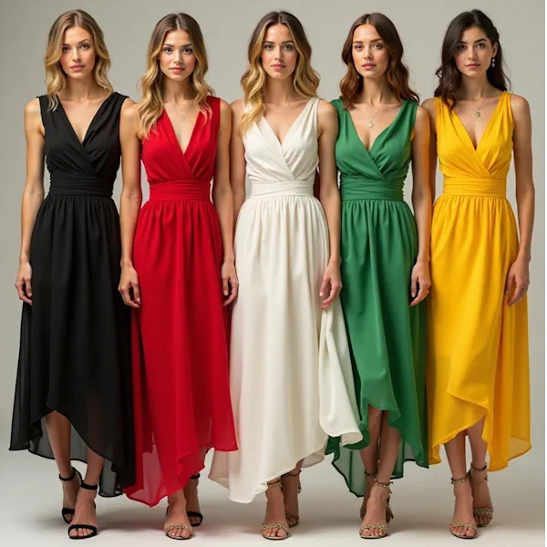 Dress product page layout example preview